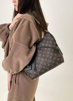 Сумка шопер в стилі louis vuitton cool bag brown9 фото