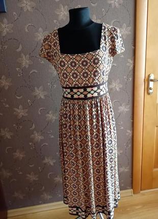 Платье женское миди next в принт