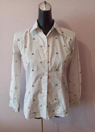 Фирменная женская рубашка рубашка блуза блузка