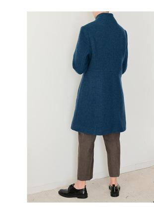Ідеальние вовняне жіноче пальто. тепле пальто із 100% вовни3 фото