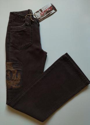 Джинсы с вельветовыми вставочками женские джинсовые брюки штаны2 фото