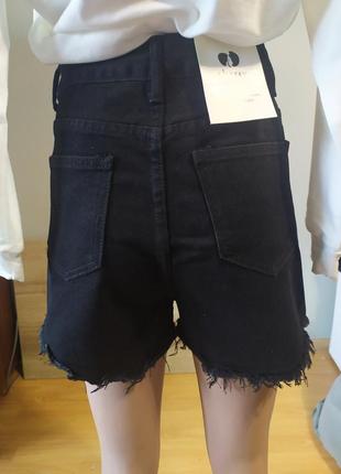 Джинсовые шорты с,м,л.-черные,с,м-графит.