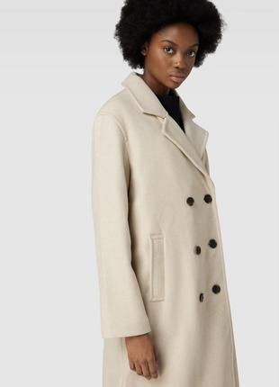 Пальто оверсайз, пальто хакі, мін довге пальто від бренду vero moda4 фото