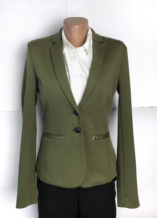Женский пиджак бомбер жакет болеро хаки зелёный накидка женская кофта