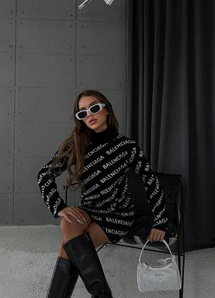 Свитер туника в стиле balenciaga