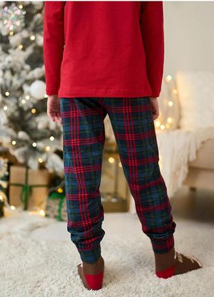 Піжама для дівчинки з штанами новоричний олень 149424 фото