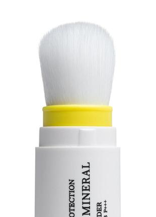 Сонцезахисна мінеральна пудра прозора з spf 50+ hillary perfect protection sun mineral brush powder sheer4 фото