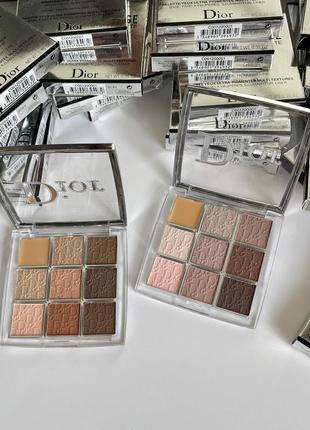 Палетка тіней діор dior backstage eye palette 001 002