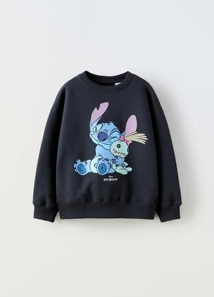 Кофта zara свитшот zara батник lilo & stitch світшот zara батнік zara світшот ліло і стіч.