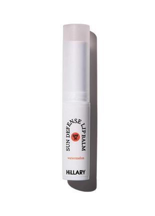 Сонцезахисний бальзам для губ кавун spf 30 hillary sun defense lip balm watermelon spf 30, 3 г1 фото