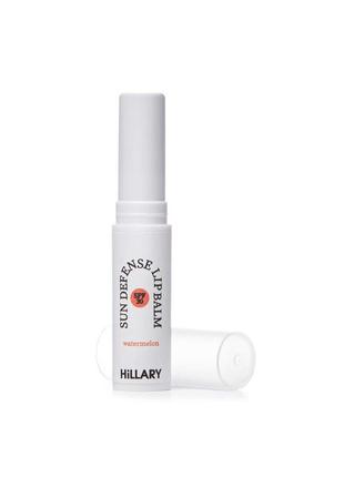 Сонцезахисний бальзам для губ кавун spf 30 hillary sun defense lip balm watermelon spf 30, 3 г3 фото