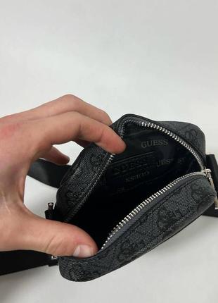 Сумка мессенджер guess монограмм 2