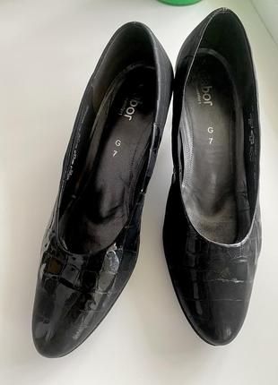 Кожаные туфли gabor, размер 412 фото