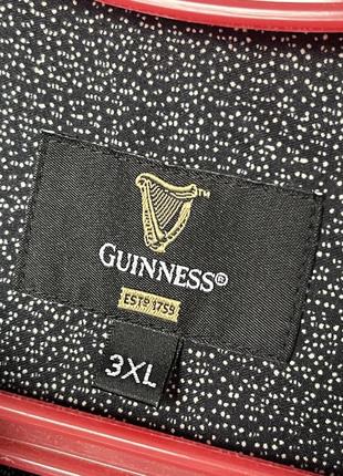 Guinness темно серая рубашка длинный рукав в мелкую точку мелкий узор батал мерч пиво5 фото