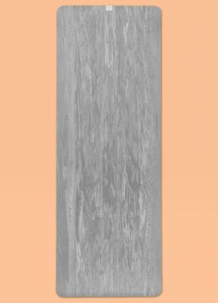 Коврик для йоги пилатеса kimjaly grip д185 х ш65 х т0,5 см серый5 фото