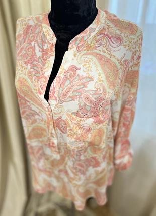 Яркая блуза «оверсайз», zara, размер м/л6 фото