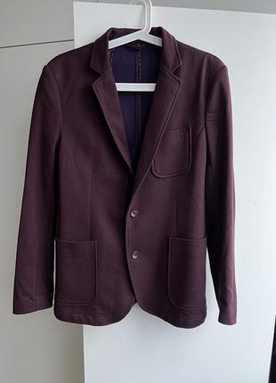 Школьный бордовый пиджак 164 / 158 zara h&amp;m reserved