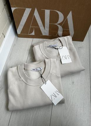 Свитшот zara на тонком флисе