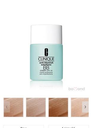 Anti-blemish solutions bb-крем spf 40 для проблемної шкіри