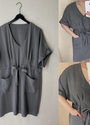 Платье с карманами