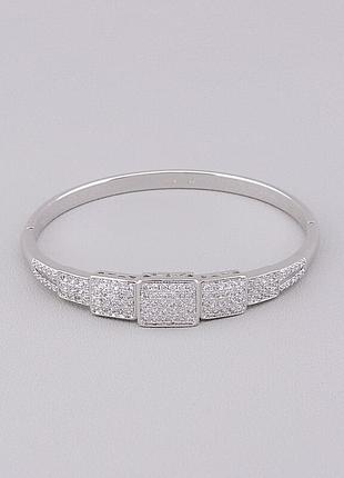 Оригинальный браслет   xuping не темнеет  фианит 17 см.  родий