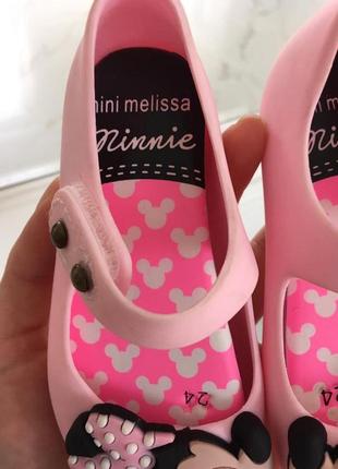 Балетки для девочек mini melissa3 фото