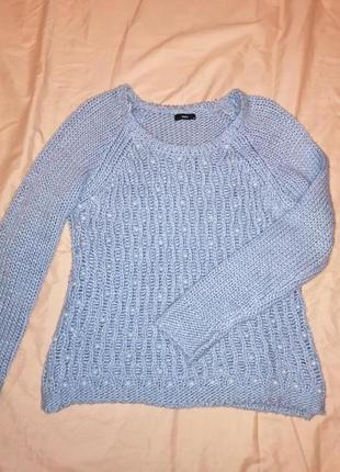 Теплый свитер крупной вязки от м&amp;co, размер l4 фото