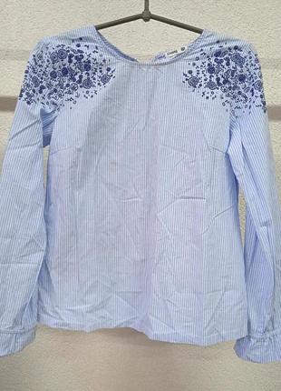 Женская рубашка ,блузка с вышивкой1 фото