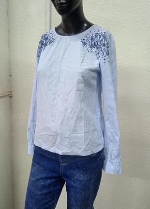Женская рубашка ,блузка с вышивкой6 фото
