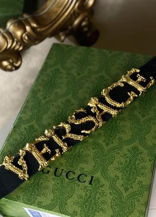 Versace пояс ремінь на резинці1 фото