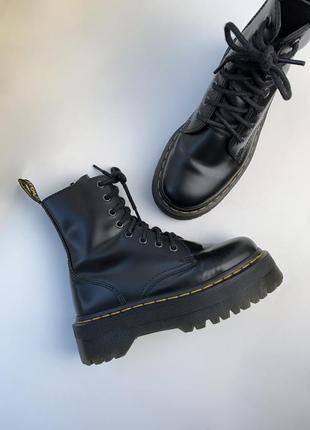 Мартінси на платформі, dr martens jadon1 фото