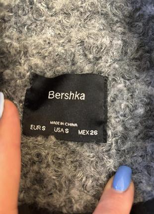 Сіре пальто від bershka1 фото