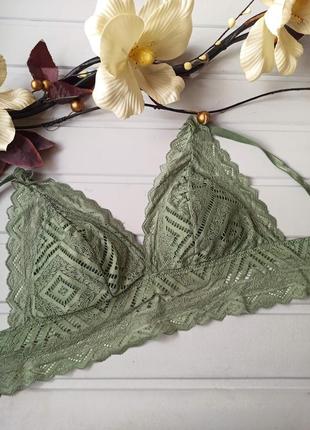 Очень красивый удлиненный кружевной бюстгальтер бра, бралетт, размер м