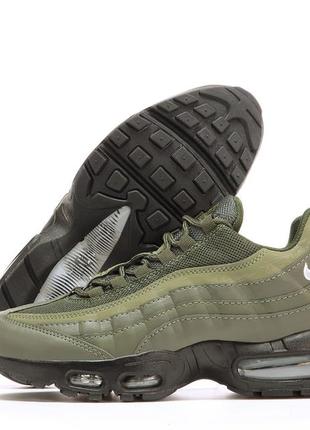 Мужские кроссовки nike air max 95 khaki7 фото