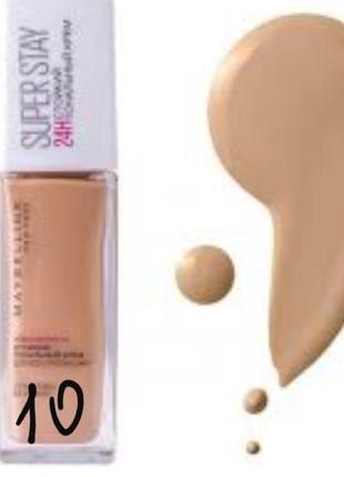 Maybelline super stay 24 стійкий тональний крем