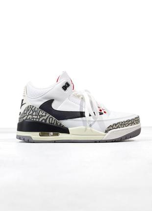 Nike air jordan 3 retro white/brown