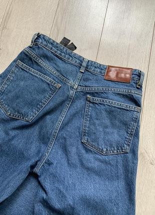 Zara джинсы с высокой посадкой9 фото