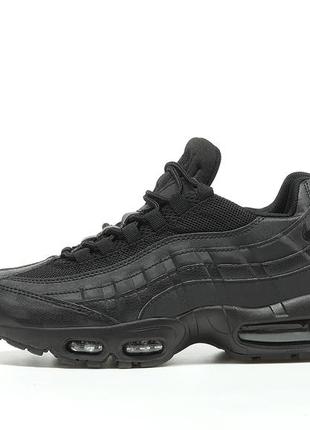 Чоловічі кросівки nike air max 95 black5 фото