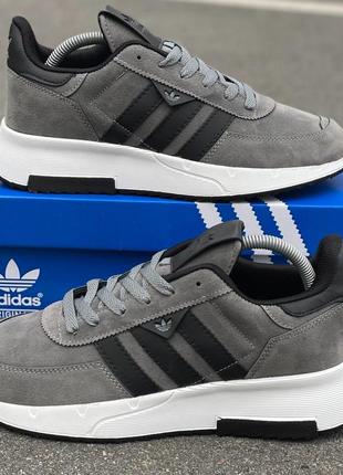 Кроссовки adidas серые3 фото