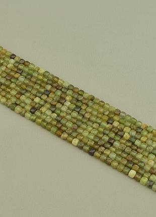 Нитка заготовка для бус браслетов  гранат 39 см.  без замка