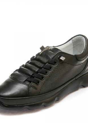 Стильні туфлі на гумках kemal pafi 107336 р. 31-40 чорні