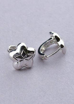 Серьги   из ювелирного сплава xuping не темнеет    родий