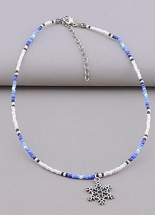 Подвеска  бисер 37 см.