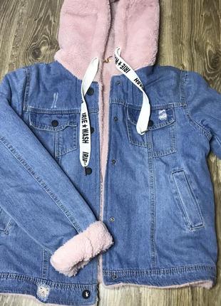 Джинсовка джинсовка с мехом джинсовая куртка1 фото