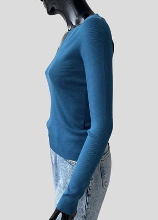 Тонкий вовняний лонгслів джемпер пуловер светр hugo boss 100% вовна2 фото
