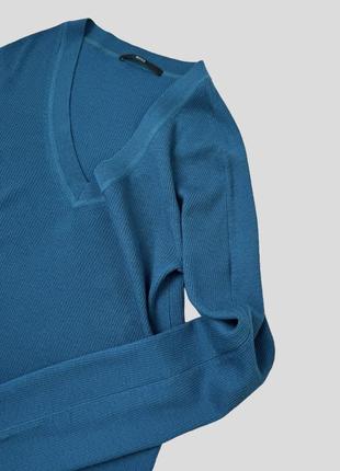 Тонкий вовняний лонгслів джемпер пуловер светр hugo boss 100% вовна5 фото