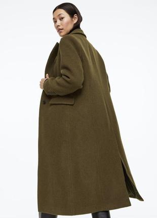 Шерстяное пальто h&amp;m премиум коллекция2 фото