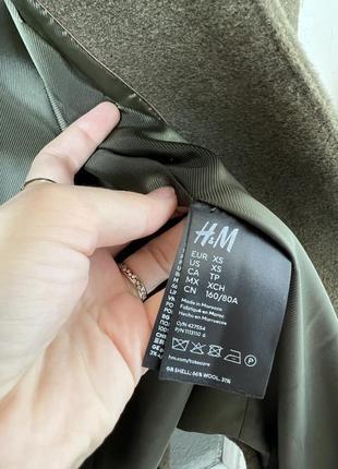 Шерстяное пальто h&amp;m премиум коллекция6 фото
