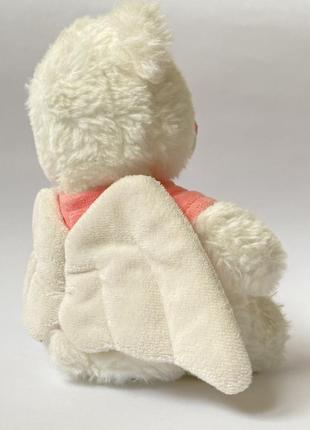Мягкая игрушка плюшевый медведь ангелочек мишка ангел с крылышками4 фото