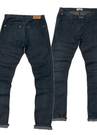 Acne max raw denim jeans мужские джинсы